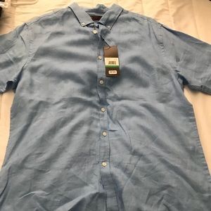 Linen short sleeved shirt